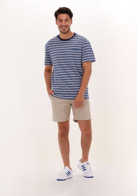 Blaue ANERKJENDT T-shirt AKKIKKI BLUE STRIPE TEE - large