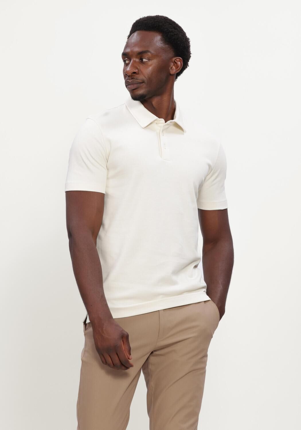 Nicht-gerade weiss BOSS BLACK Polo-Shirt PALOSH 30 - large