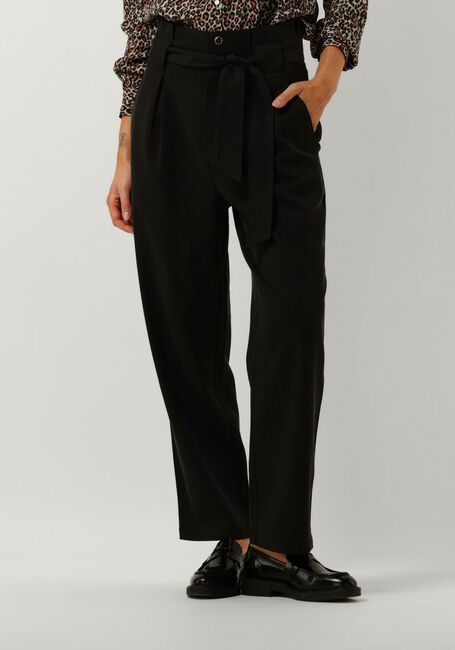 Schwarze SCOTCH & SODA Hose DAISY - HIGH RISE STRAIGHT LEG PAPERBAG TROUSERS - large