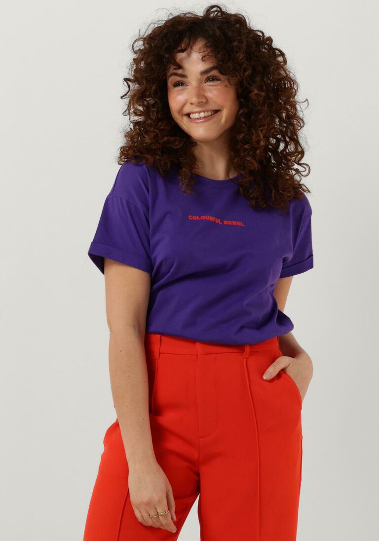 lilane colourful rebel t-shirt uni logo boxy tee