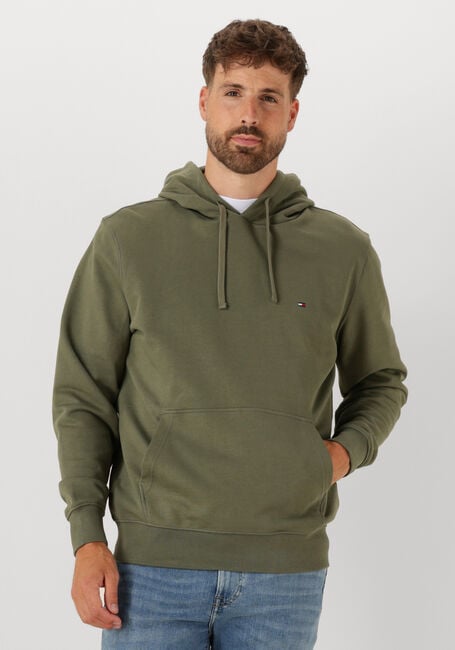 Olive TOMMY HILFIGER Sweatshirt ESSENTIAL TERRY HOODY - large