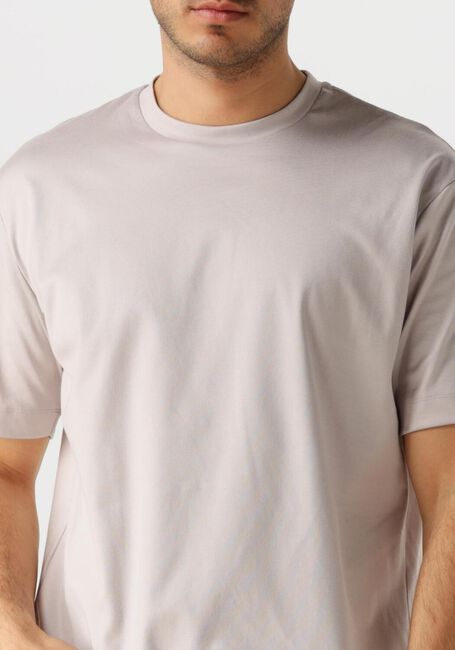 Beige DESOTO LUXURY T-shirt LUXURY TWO PLY T-SHIRT 1/2 - large