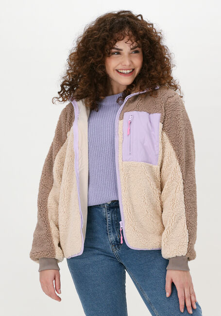 Beige NEO NOIR Teddy-Jacke EAGLE TEDDY JACKET - large