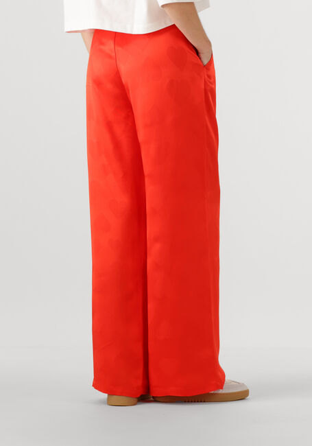 Rote ALIX THE LABEL Hose LADIES WOVEN HEARTS PANTS - large