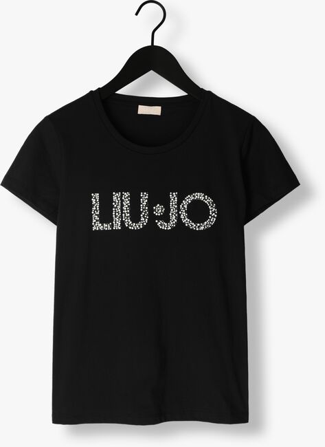 Schwarze LIU JO T-shirt JERSEY T-SHIRT - large