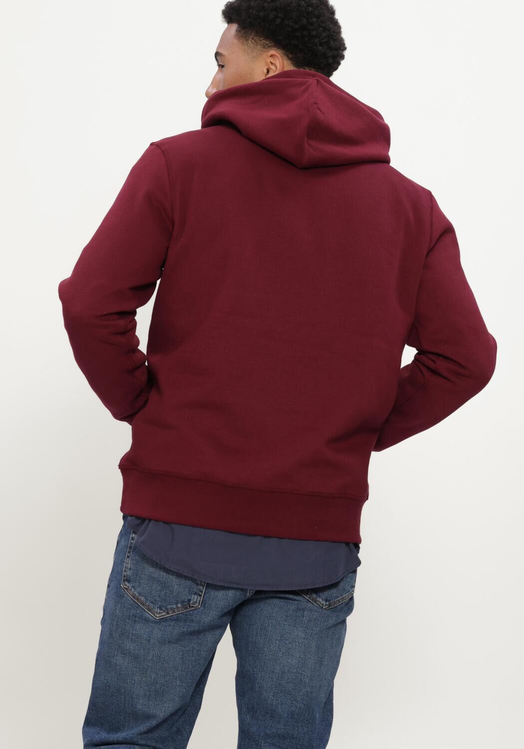 Bordeaux TOMMY HILFIGER Sweatshirt ESS SEASONAL FLEECE HOODY - large