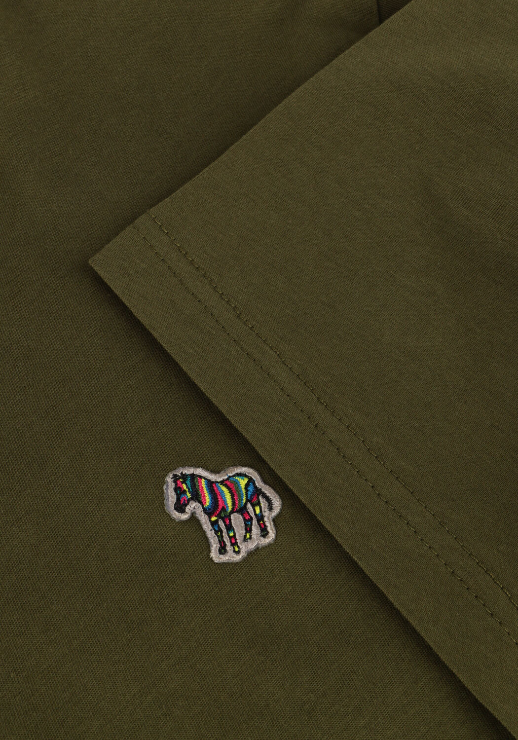 Gr&uuml;ne PS PAUL SMITH T-shirt MENS REG FIT SS T-SHIRT ZEBRA - large