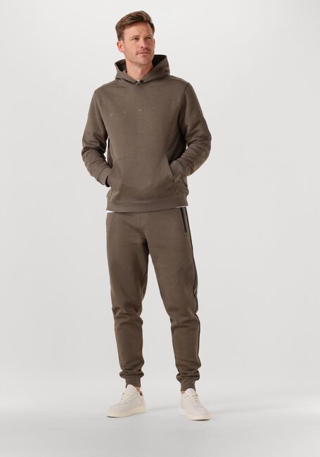Taupe GENTI Pullover BASIC LOGO HOODIE - large