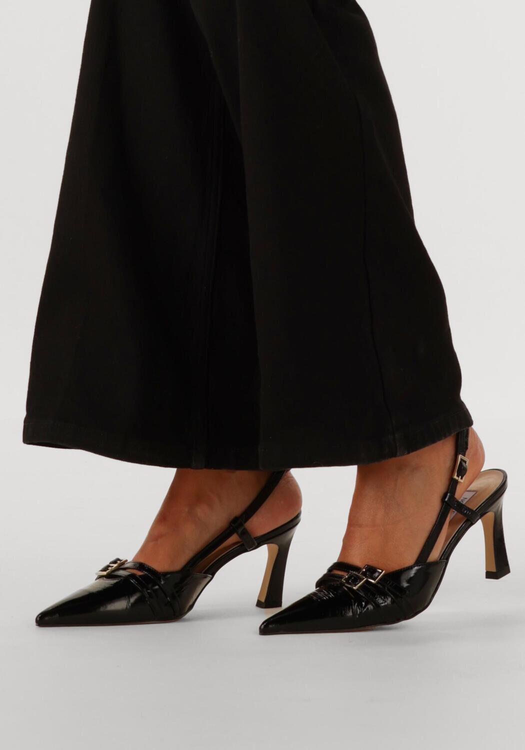 Schwarze NOTRE-V Slingbacks 7212 - large