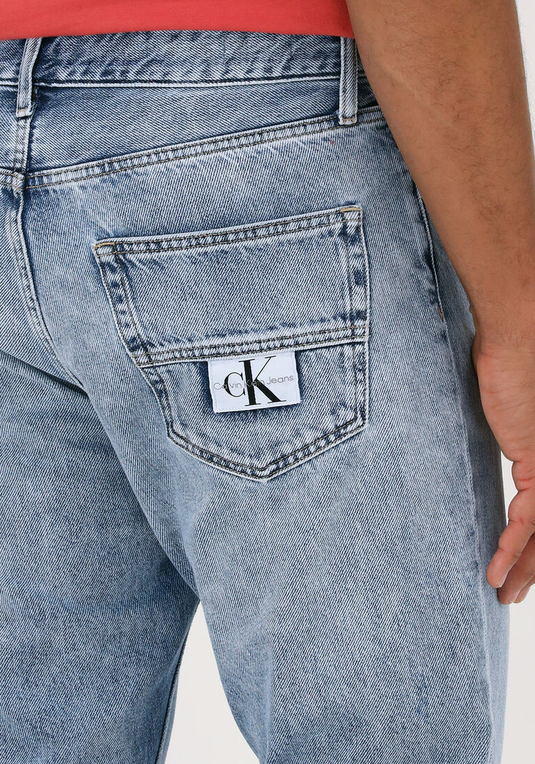 hellblau calvin klein straight leg jeans dad jean IV7980
