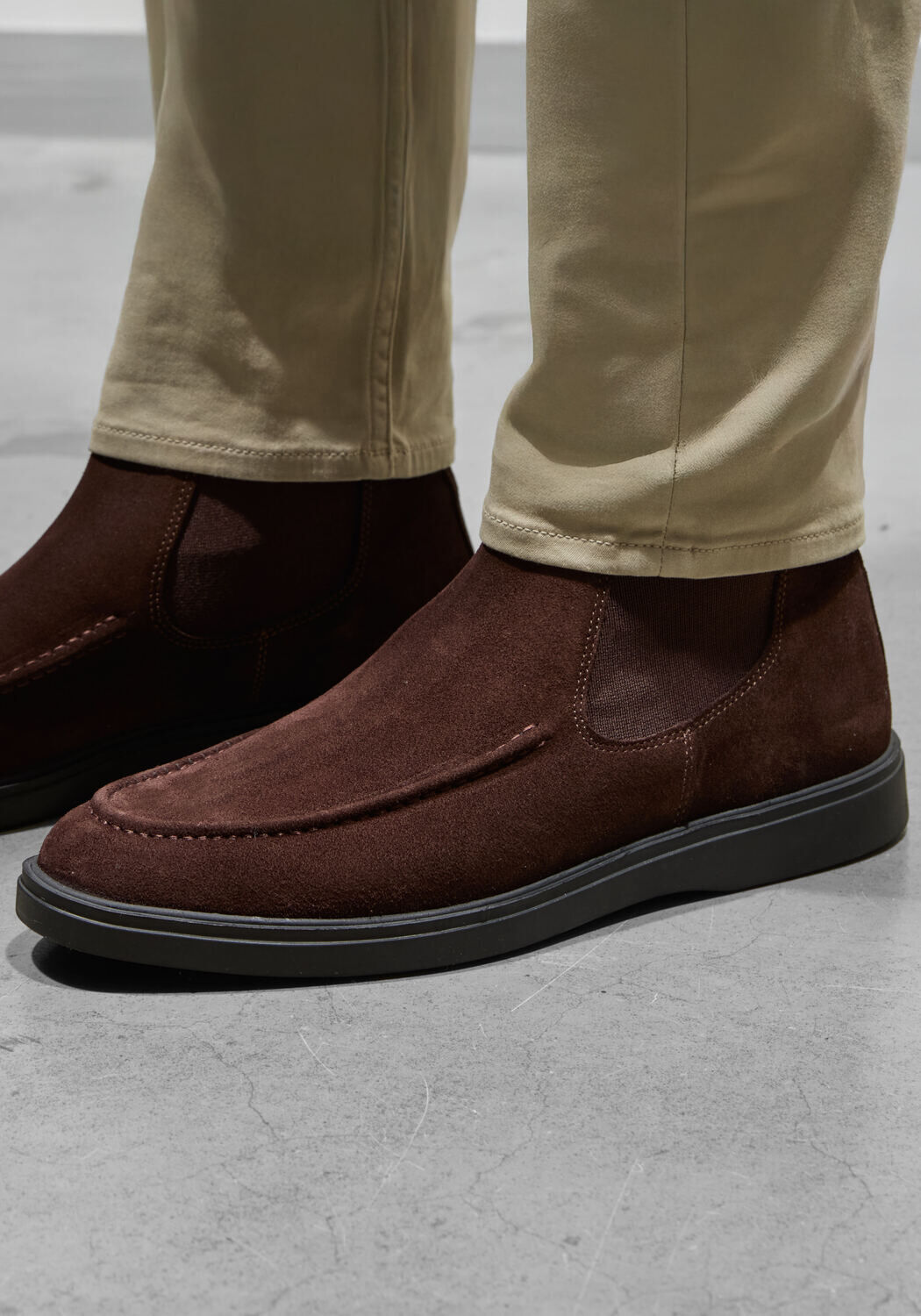 Braune STEFANO LAURAN Chelsea Boots 24859 - large