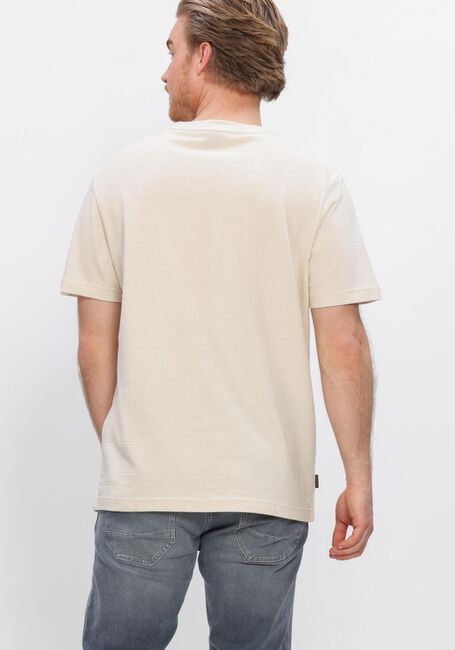 Beige PME LEGEND T-shirt JACQUARD STRIPED - large