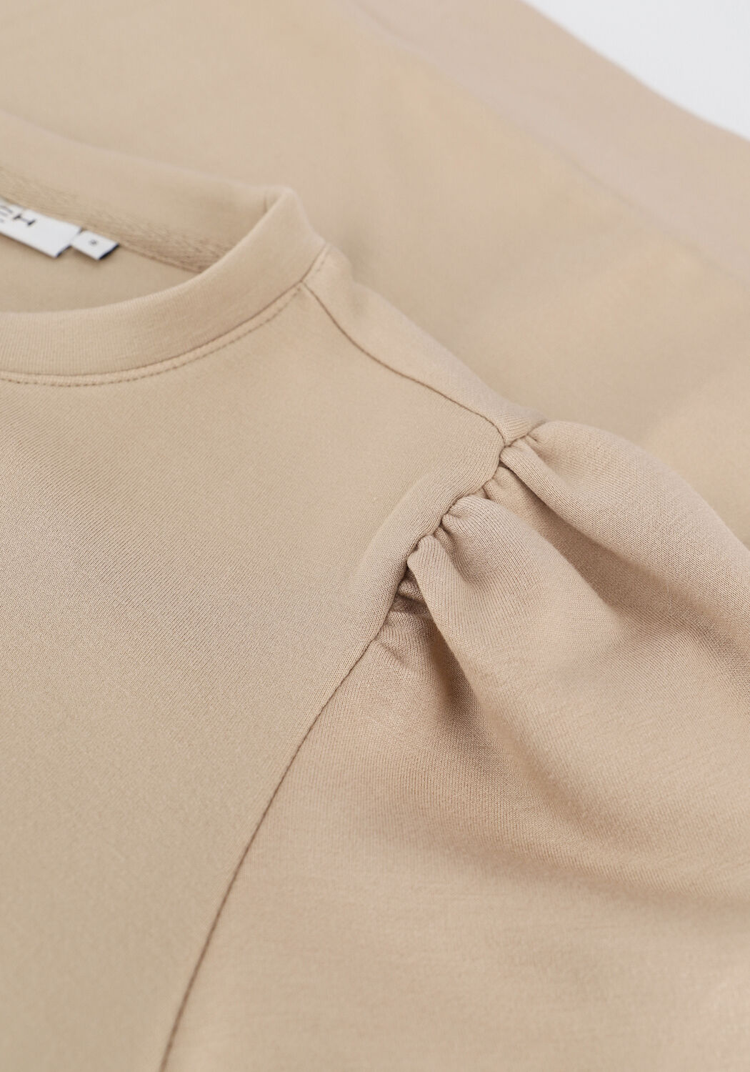 Beige MSCH COPENHAGEN Pullover IMA PUFF SWEATSHIRT - large