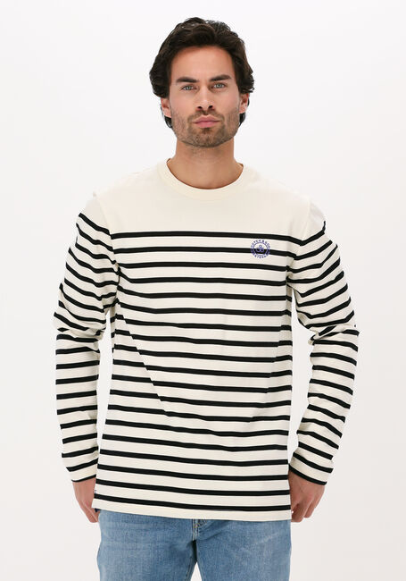 Nicht-gerade weiss SCOTCH & SODA T-shirt STRIPED LONG-SLEEVED T-SHIRT W - large