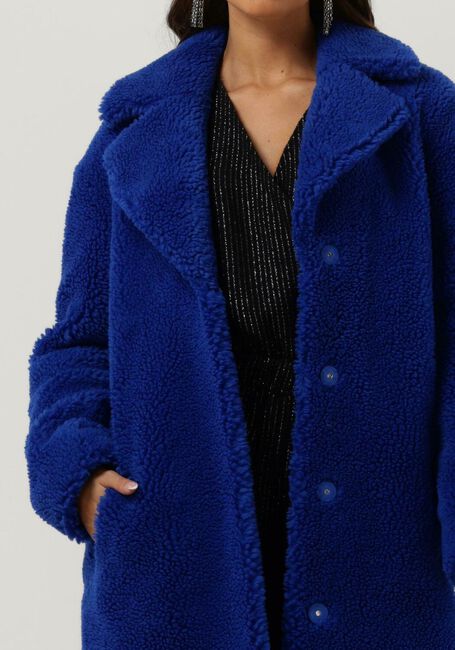 Blaue STAND STUDIO Fake-Fur-Jack CAMILLE COCOON COAT 2020 - large