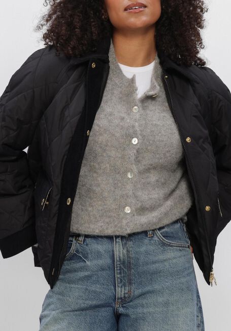 Schwarze BARBOUR Wattierte Jack KILNWICK QUILTED JACKET - large