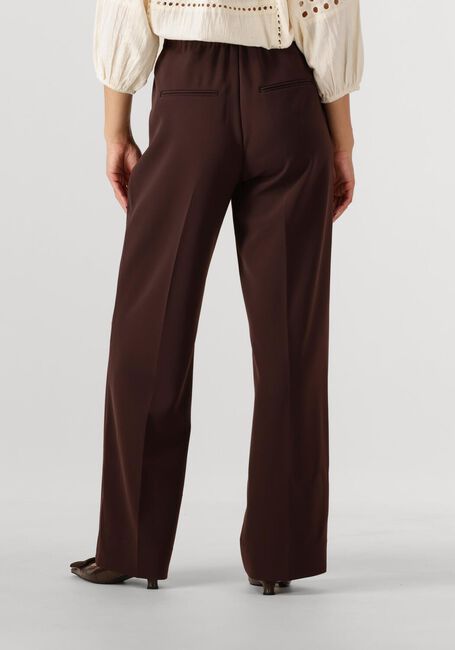 Braune SECOND FEMALE Weite Hose FIQUE CLASSIC TROUSERS - large