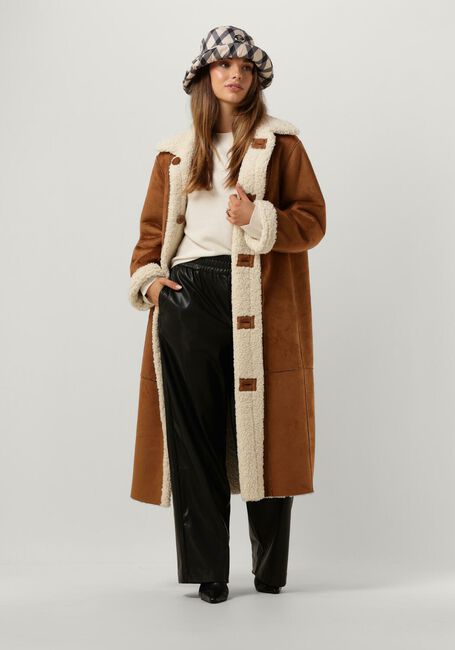 Nicht-gerade weiss STAND STUDIO Fake-Fur-Jack KENCA COAT - large