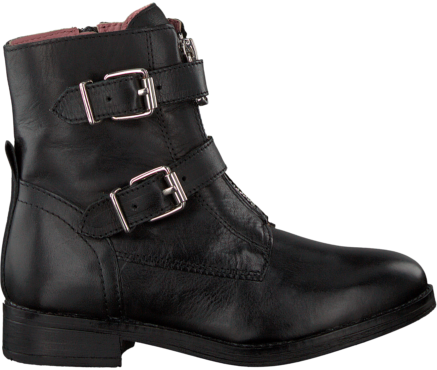 Schwarze PS POELMAN Biker Boots TEXAS-02 | Omoda