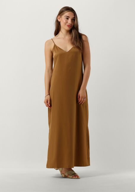 Braune MY ESSENTIAL WARDROBE Maxikleid ESTELLEMW STRAP LONG DRESS - large