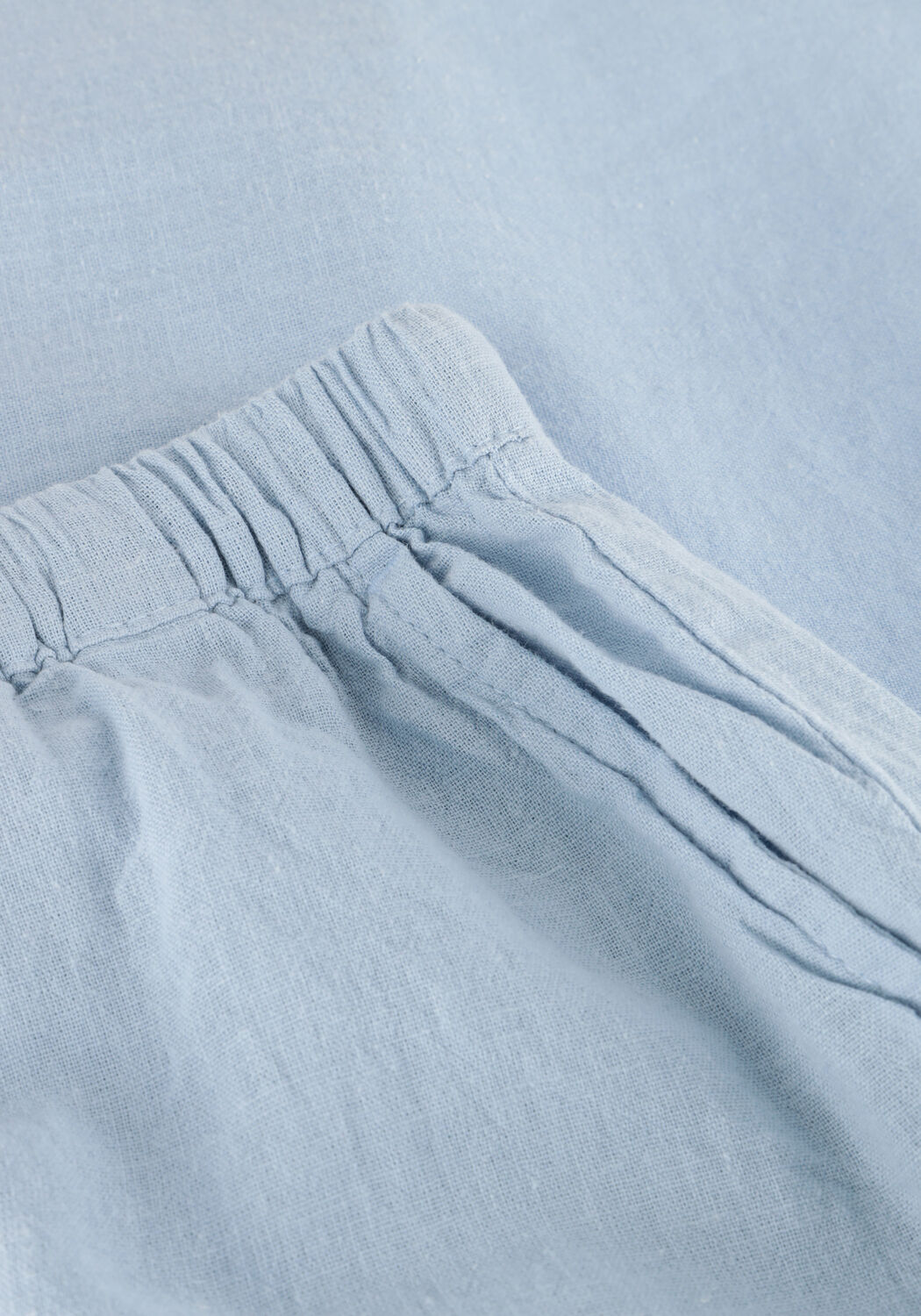 Hellblau SELECTED WOMEN Kurze Hose SLFLUISA MW STRING SHORTS B - large