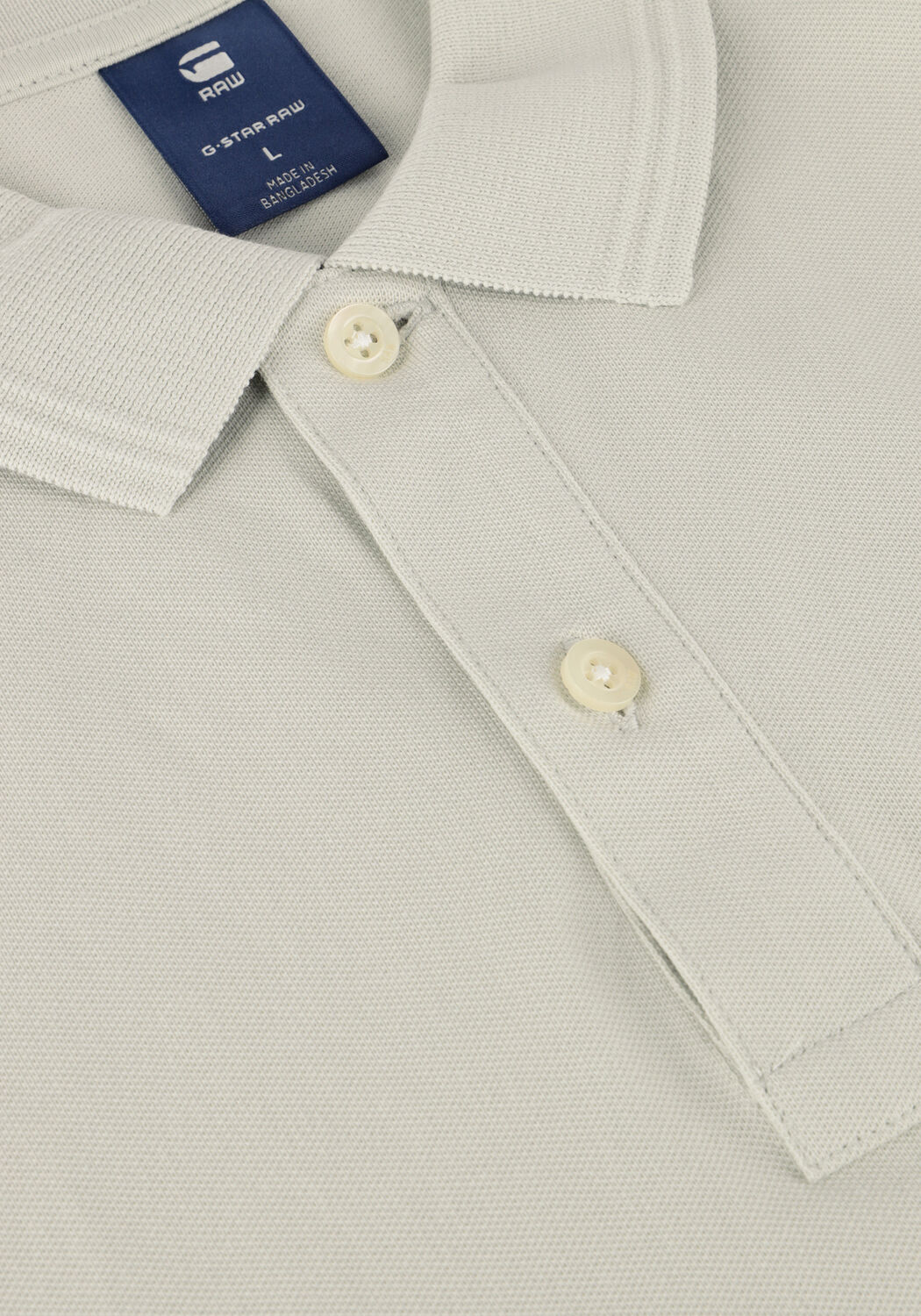 Beige G-STAR RAW Polo-Shirt DUNDA SLIM POLO S\S - large