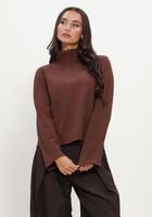 Braune MINUS Pullover MSLUPI HIGH NECK KNIT PULLOVER