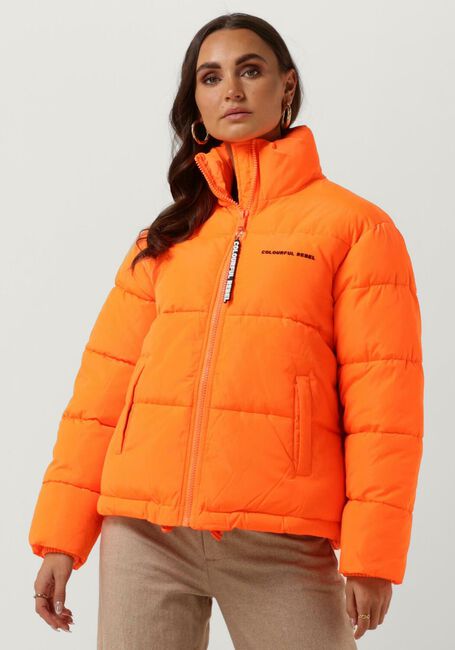 Orangene COLOURFUL REBEL Wattierte Jack FIONA PUFFER JACKET - large