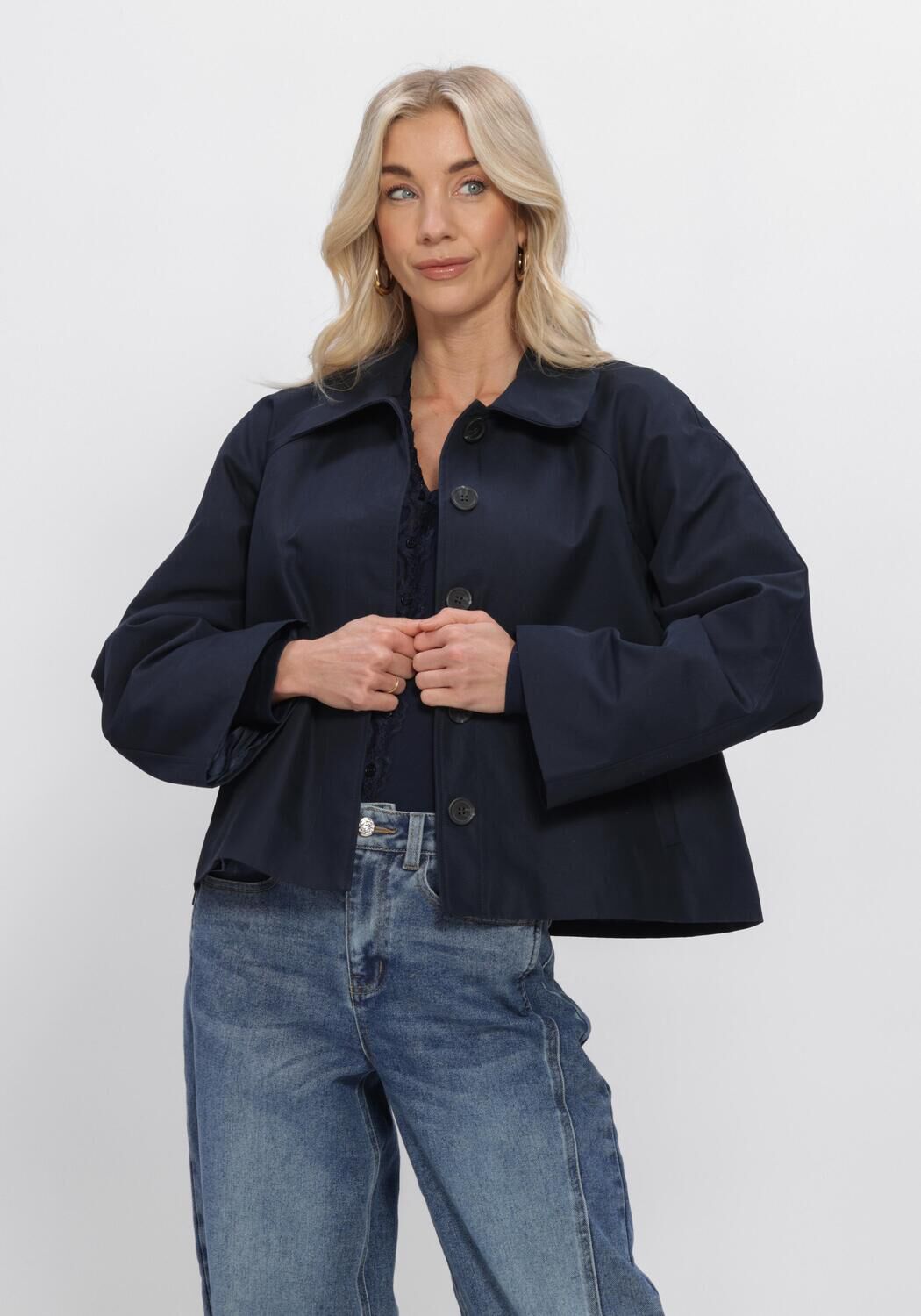 Dunkelblau ENVII Jacken ENSENECA SHORT JACKET 6988 - large