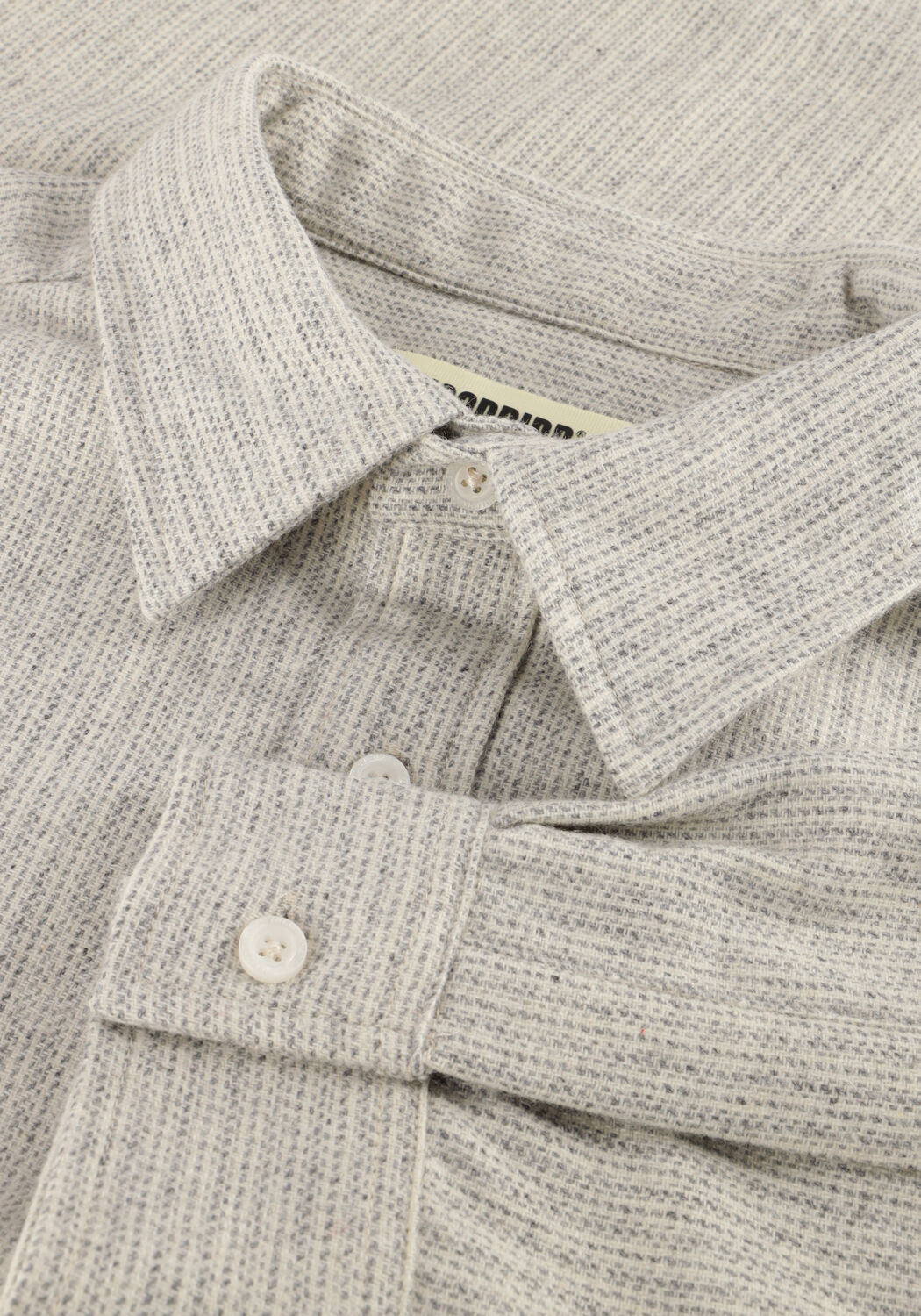 Hellgrau WOODBIRD Hemden BUZO WOOL SHIRT - large