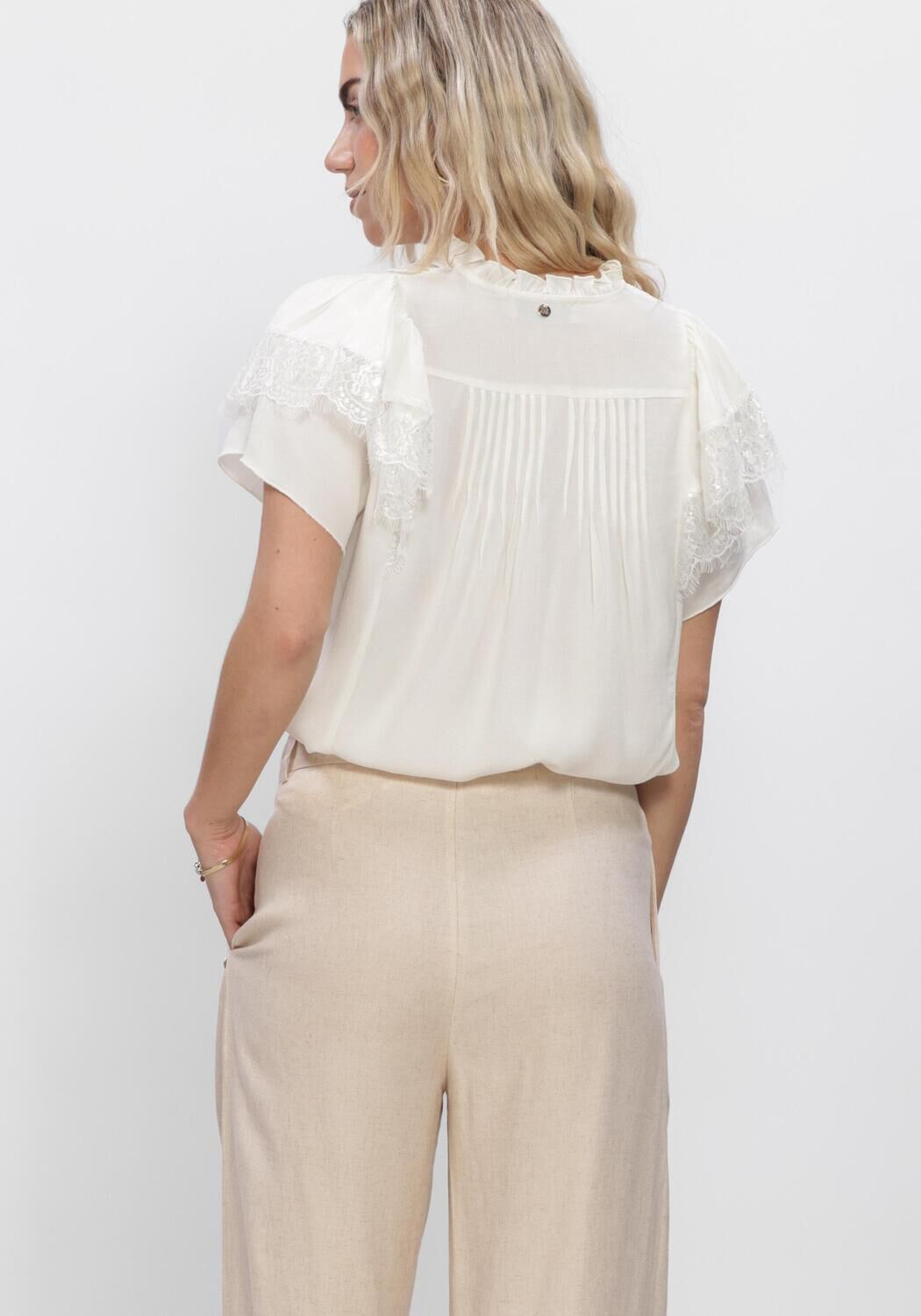 Wei&szlig;e MOS MOSH Blusen MMWEA FLOWISH BLOUSE - large