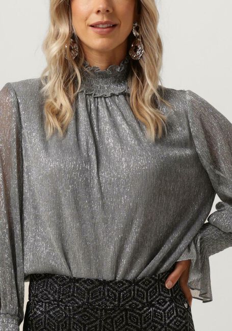 Silberne MOS MOSH Blusen XIMENA GLAM BLOUSE - large