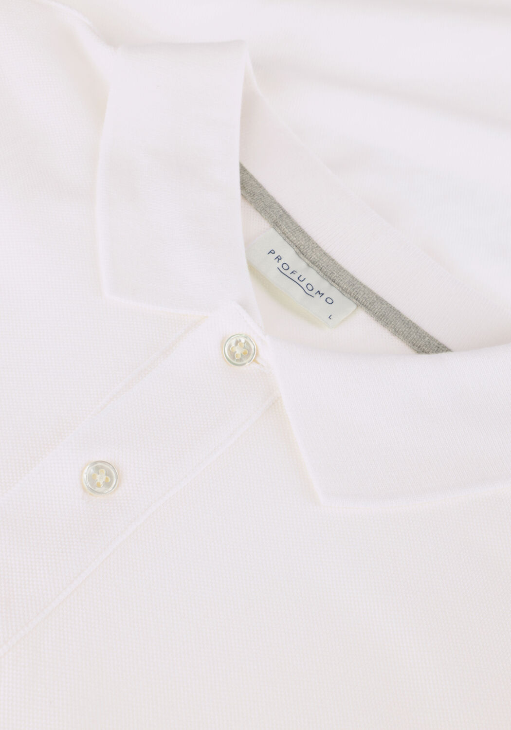 Wei&szlig;e PROFUOMO Polo-Shirt POLO SHORT SLEEVE - large