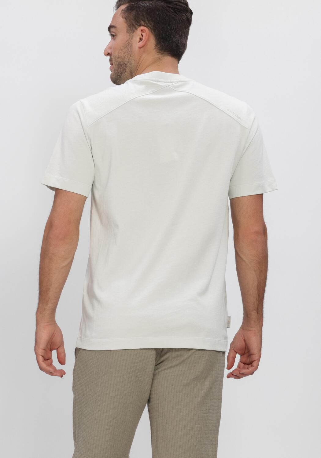 Hellgrau CAST IRON T-shirt SHORT SLEEVE R-NECK REGULAR FIT SINGLE JERSEY - large