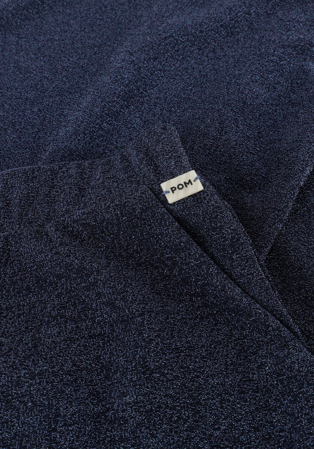 Dunkelblau POM AMSTERDAM Weite Hose PANTS - GLITTER DAWN BLUE - large