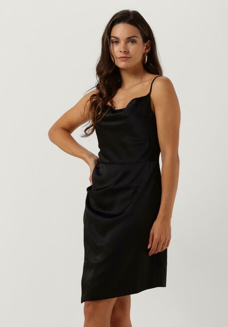 Schwarze Y.A.S. Minikleid YASDOTTEADRAPE STRAP MINI DRESS - large