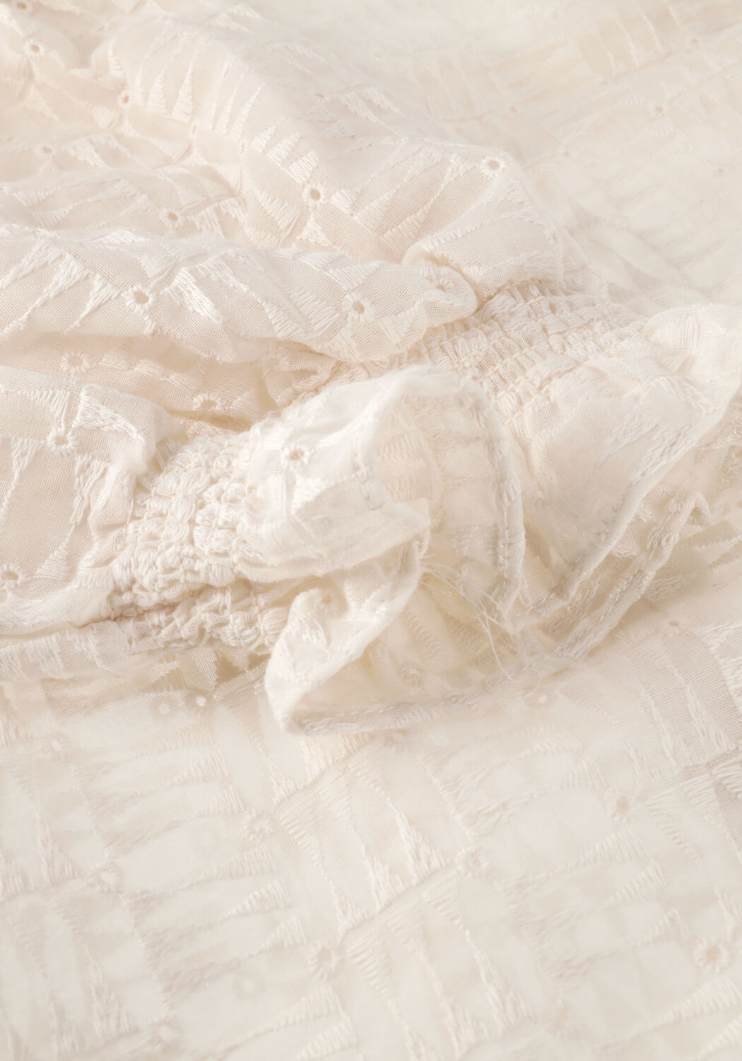 Nicht-gerade weiss AAIKO Blusen ESTHER EMBRO CO 557 - large