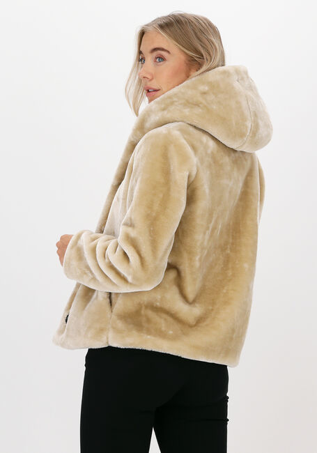Beige GIACOMO THE JACKET Fake-Fur-Jack 13 LT FUR - large