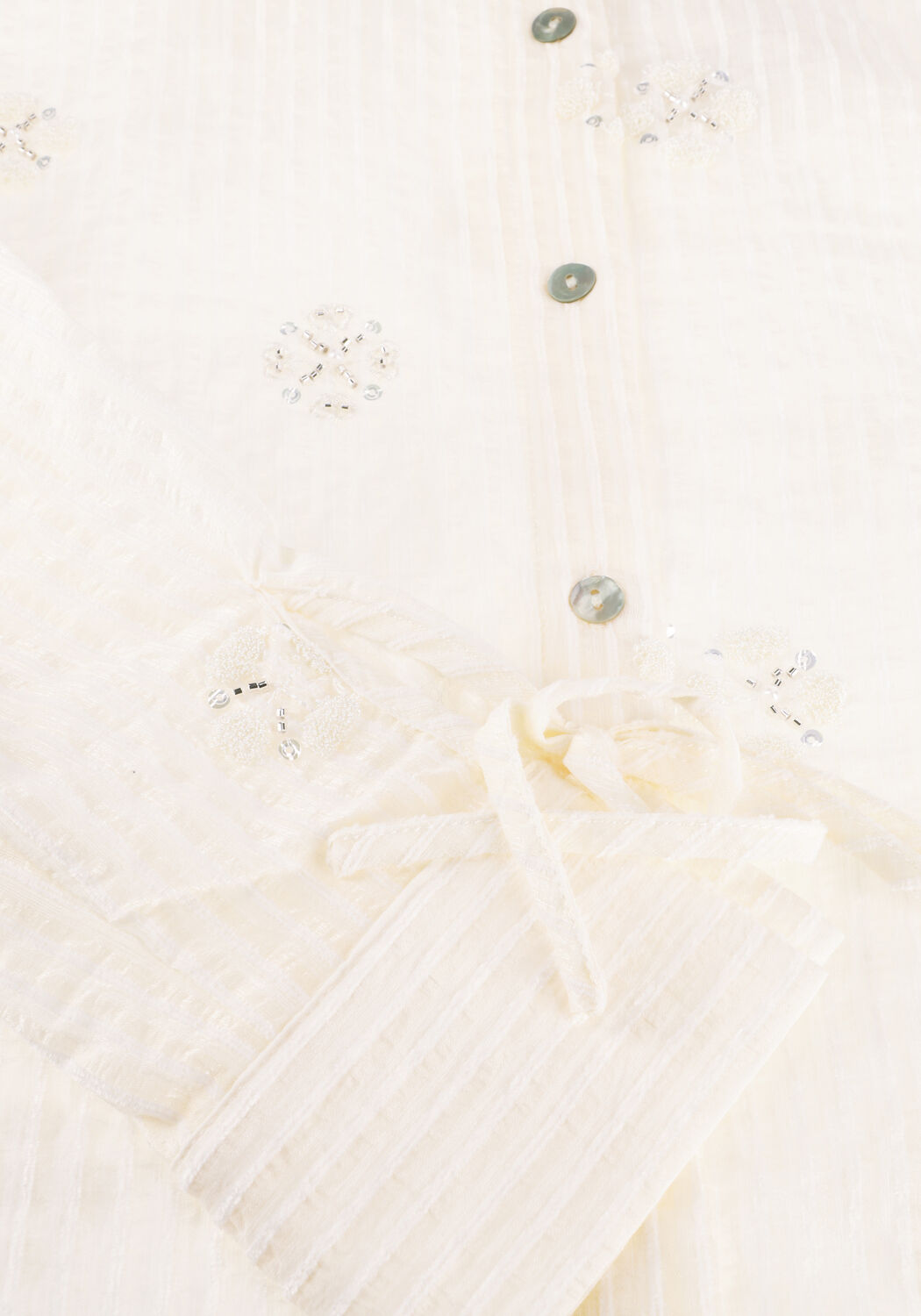 Nicht-gerade weiss NUKUS Blusen BAILEY BLOUSE BEADS - large