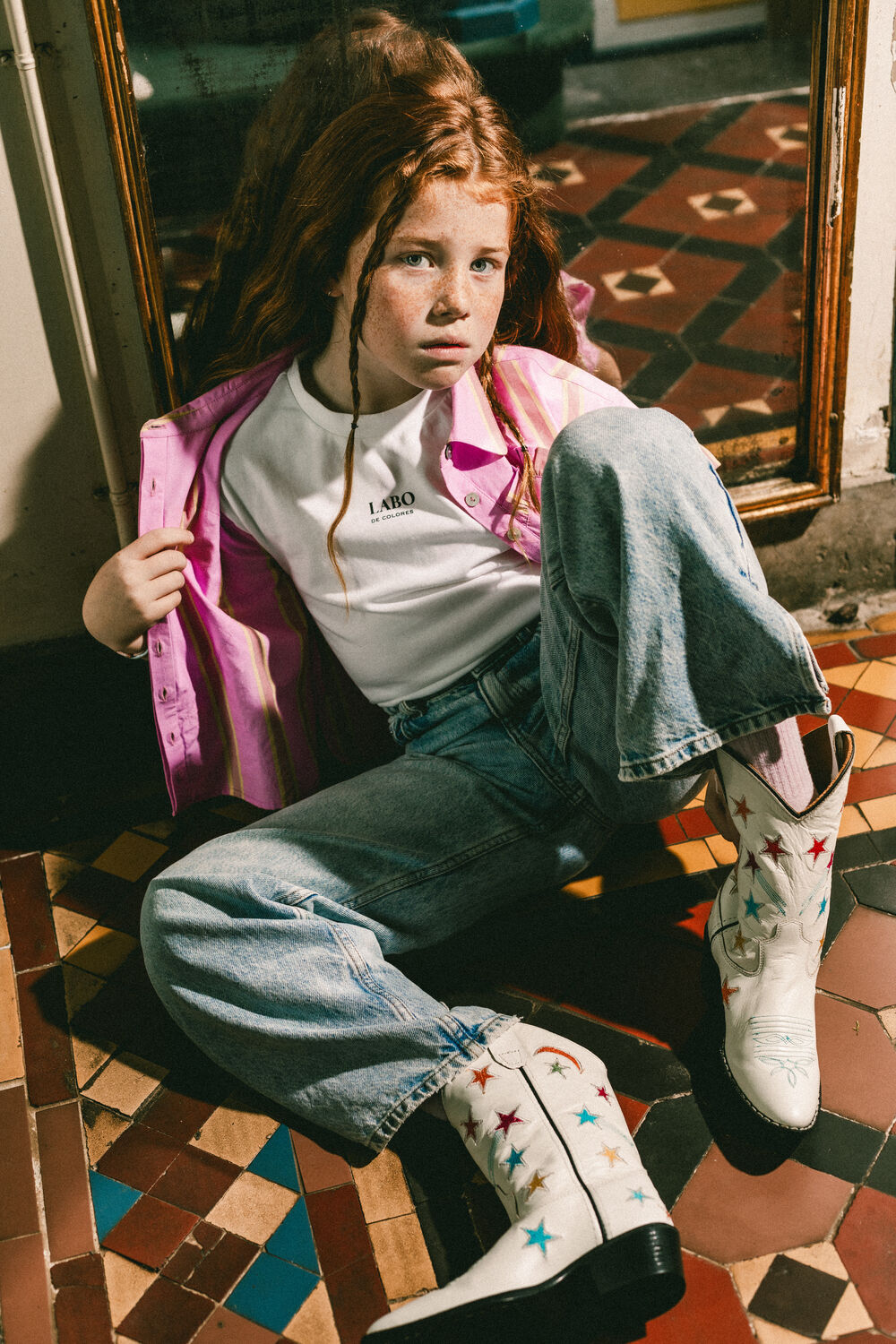 Wei&szlig;e Labo de Colores T-shirt BARI 1 - large