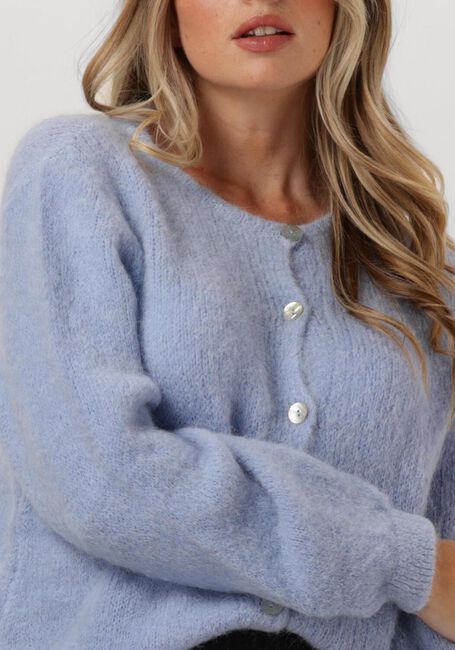 Blaue AMERICAN DREAMS Strickjacke SUSAN ALPACA CARDIGAN - large