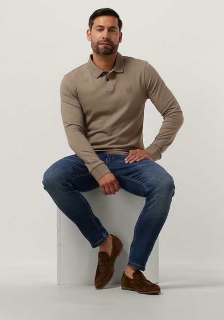 Taupe BOSS ORANGE Polo-Shirt PASSERBY - large