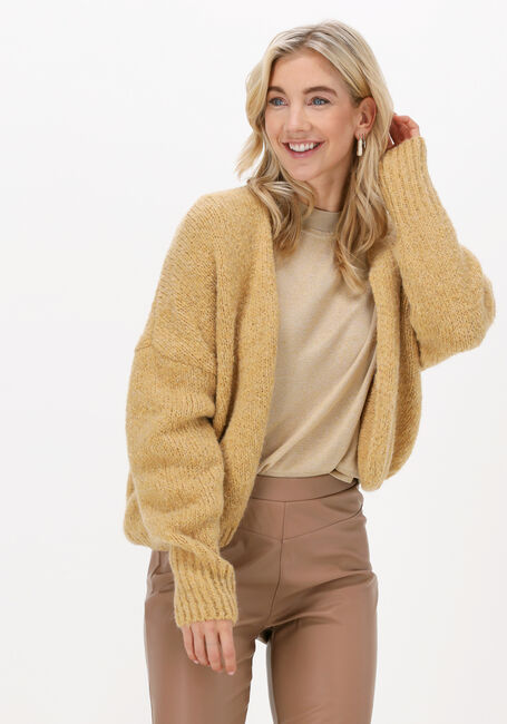Gelbe KNIT-TED Strickjacke BECKY - large