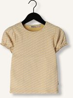 Gelbe MOODSTREET T-shirt GIRLS T-SHIRT FLOWER JACQUARD Gelbe MOODSTREET T-shirt GIRLS T-SHIRT FLOWER JACQUARD - medium