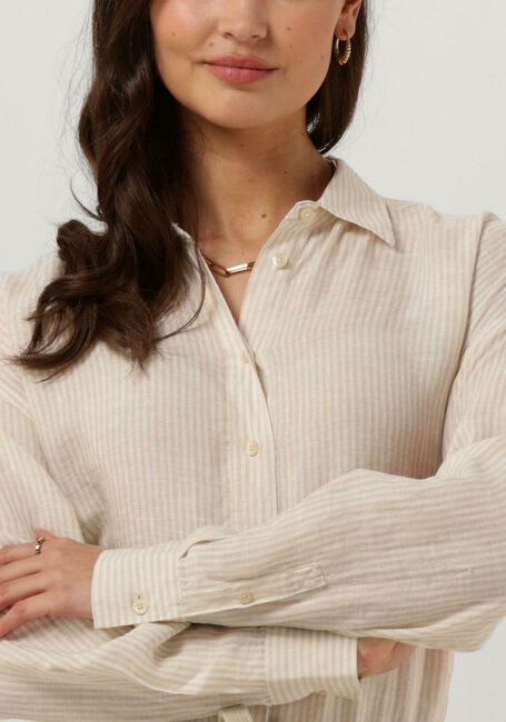 Beige MOSCOW Blusen 115–05-BUTTONS - large
