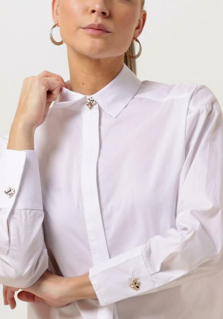 Weiße NEO NOIR Blusen WISLA POPLIN SHIRT - large