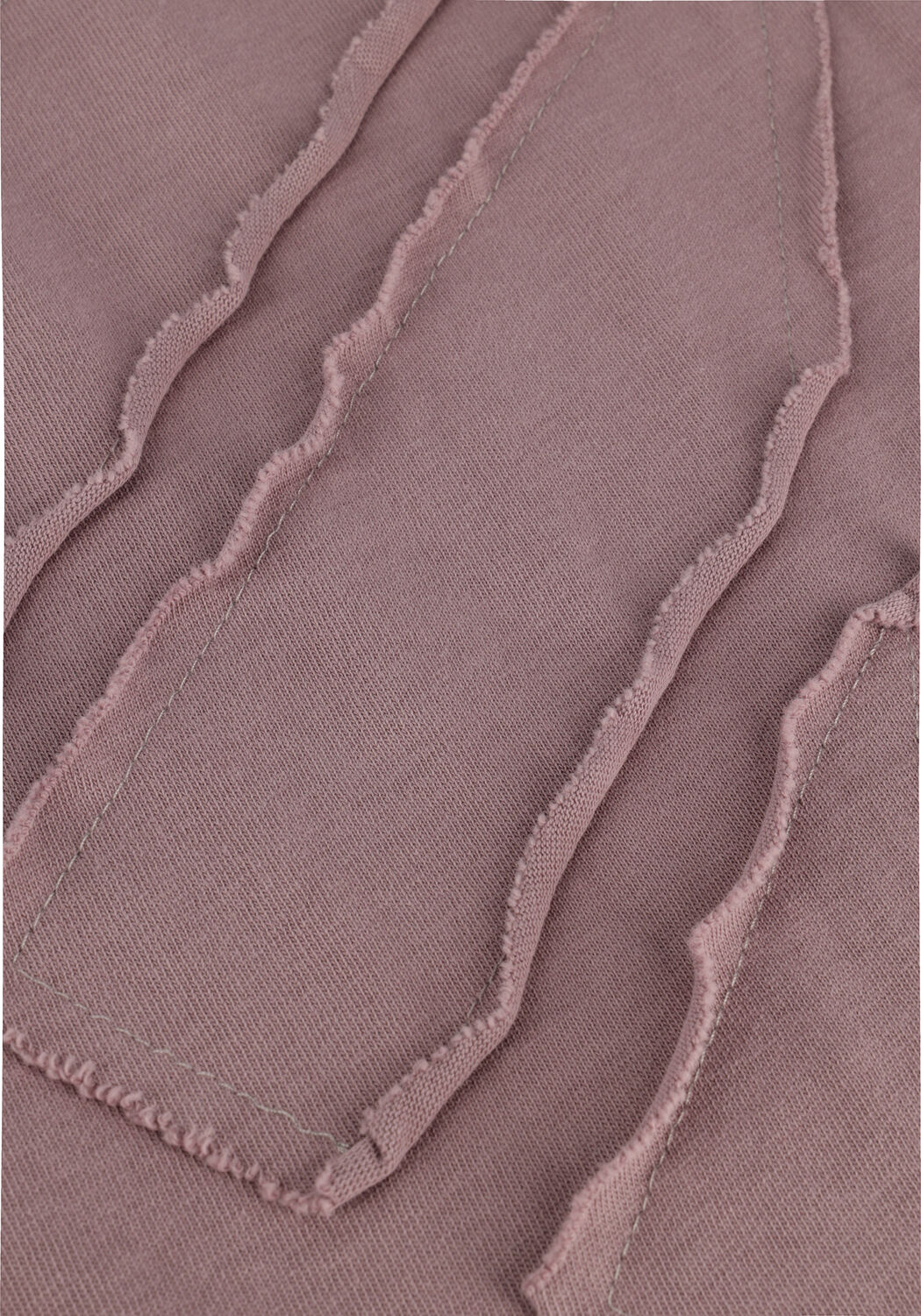 Lila PUREWHITE T-shirt ORGANIC FABRIC T-SHIRT WITH TRAINGLE SELF FABRIC PATCH ON BACK - large