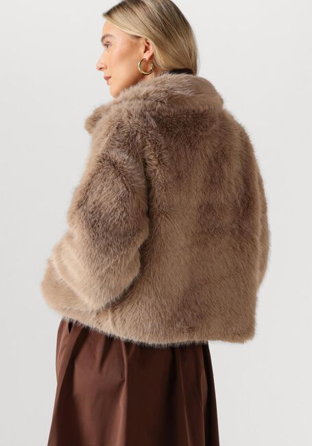 Sand MY ESSENTIAL WARDROBE Fake-Fur-Jack ALEXAMW FUR JACKET - large