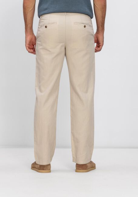 Beige SELECTED MEN Hosen SLH196-STRAIGHT MILES LINEN  BLEND PANT - large