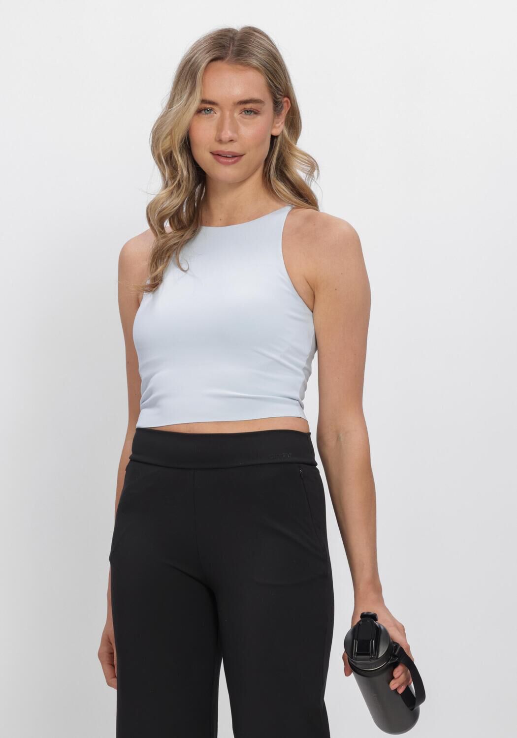 Hellblau AIM'N Tops & T-shirts SENSE HALTER BRALETTE - large